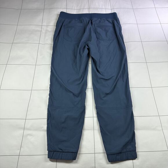 Athleta Pants Womens 8 Blue Trekkie Cropped Ankle Nylon Hiking Athletic Ripstop - Picture 3 of 12